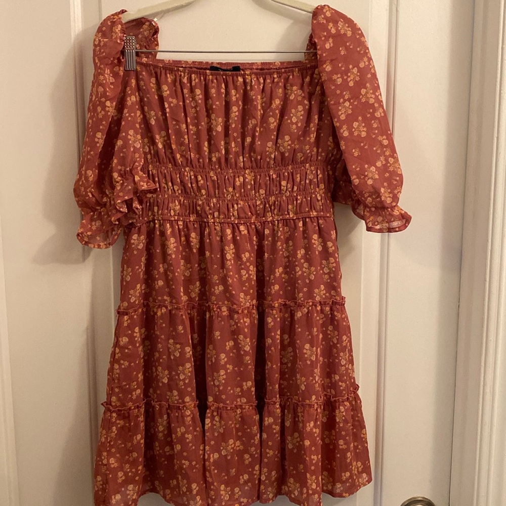 Brand new, cute floral dress, short, size XL